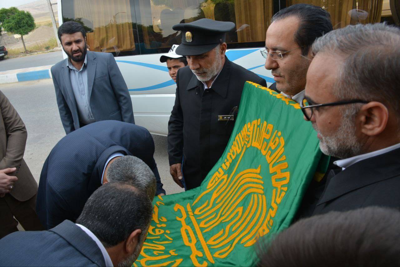 پرچم امام رضا(ع) در رومشکان