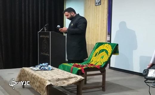 استقبال دانشجویان یزدی از خدام آستان قدس رضوی+تصاویر