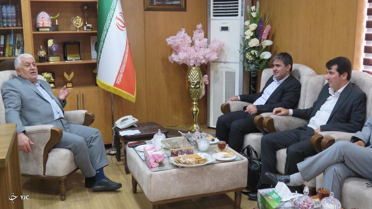 دیدار مدیرکل شرکت توزیع برق آذربایجان غربی با فرماندار مهاباد