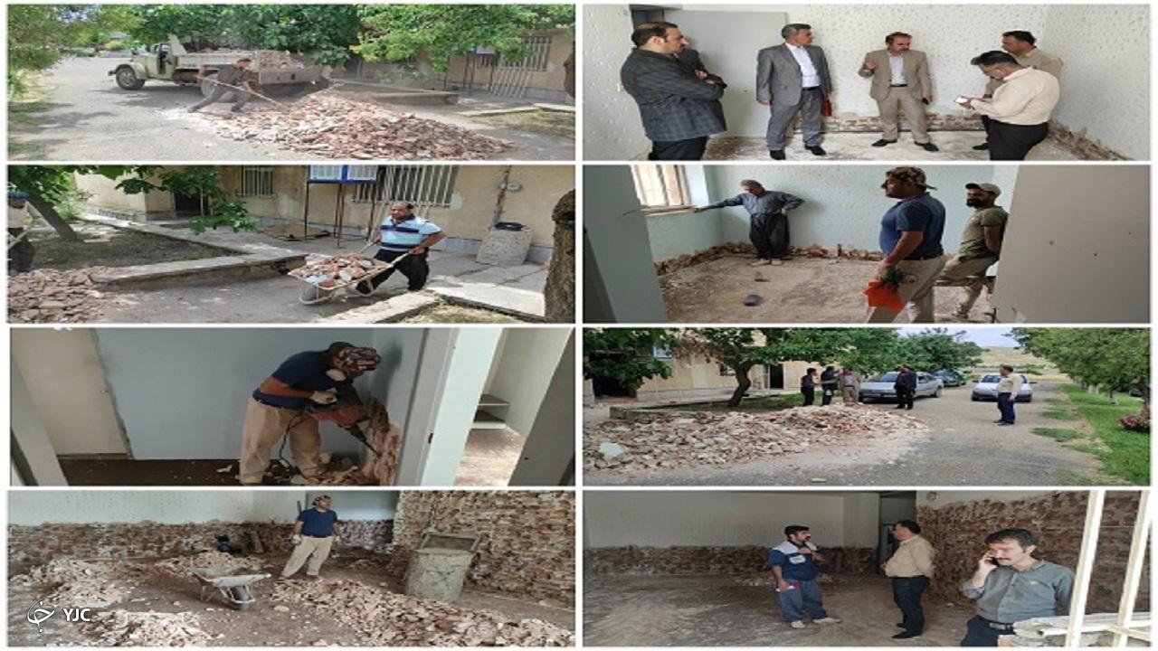 تعمیر و بازسازی فضای فیزیکی بیمارستان مهاباد کلید خورد