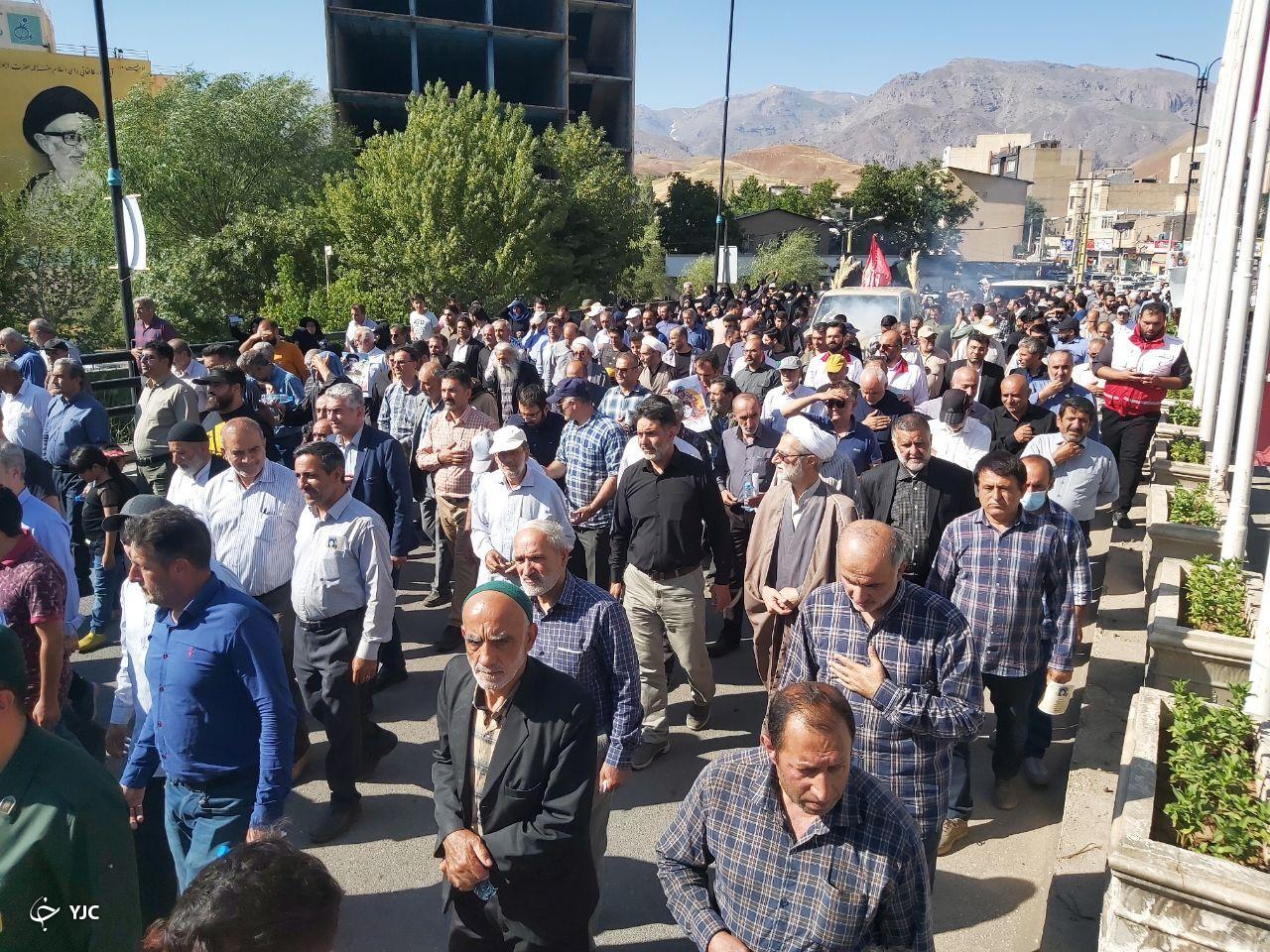 پیکر شهید عیسی شجاعی پس از چهل سال تشییع شد
