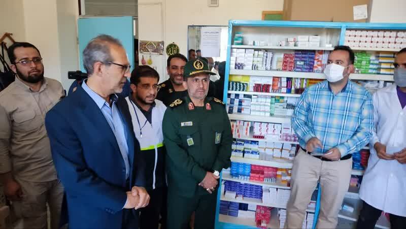 ارائه خدمات سلامت در بیمارستان صحرایی امام علی (ع) شهر دژکرد پایش شد