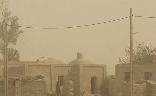 طوفان گرد و خاک در زابل