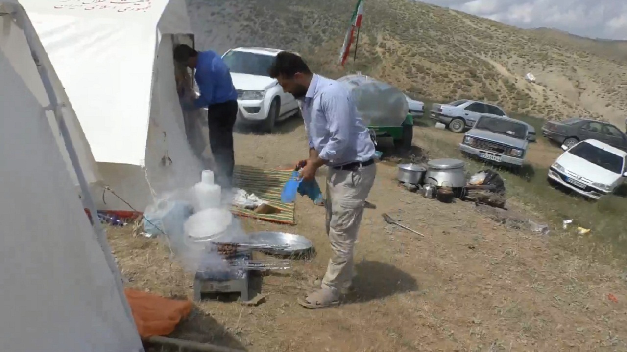 برگزاری مراسم آیین سنتی پیرداغی روستای کیویج