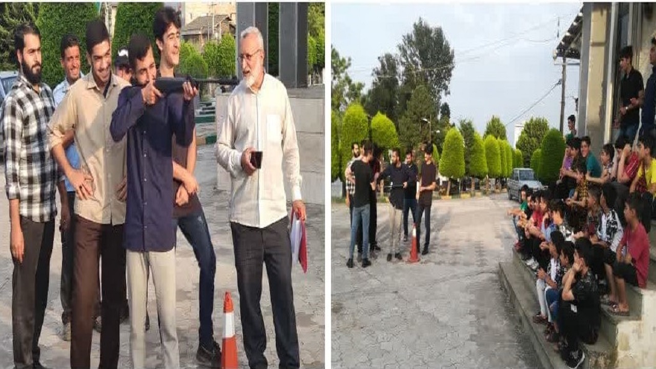 برگزاری مسابقات تیراندازی تفنگ بادی در لنگرود