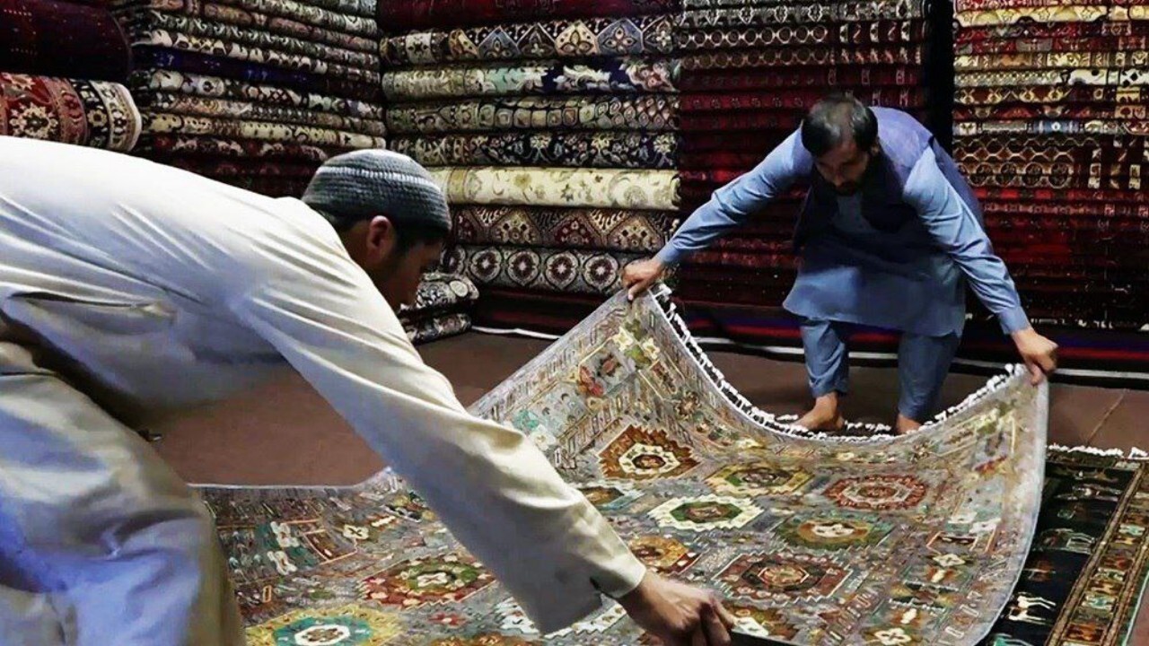 صادرات قالین افغانستان افزایش یافته است