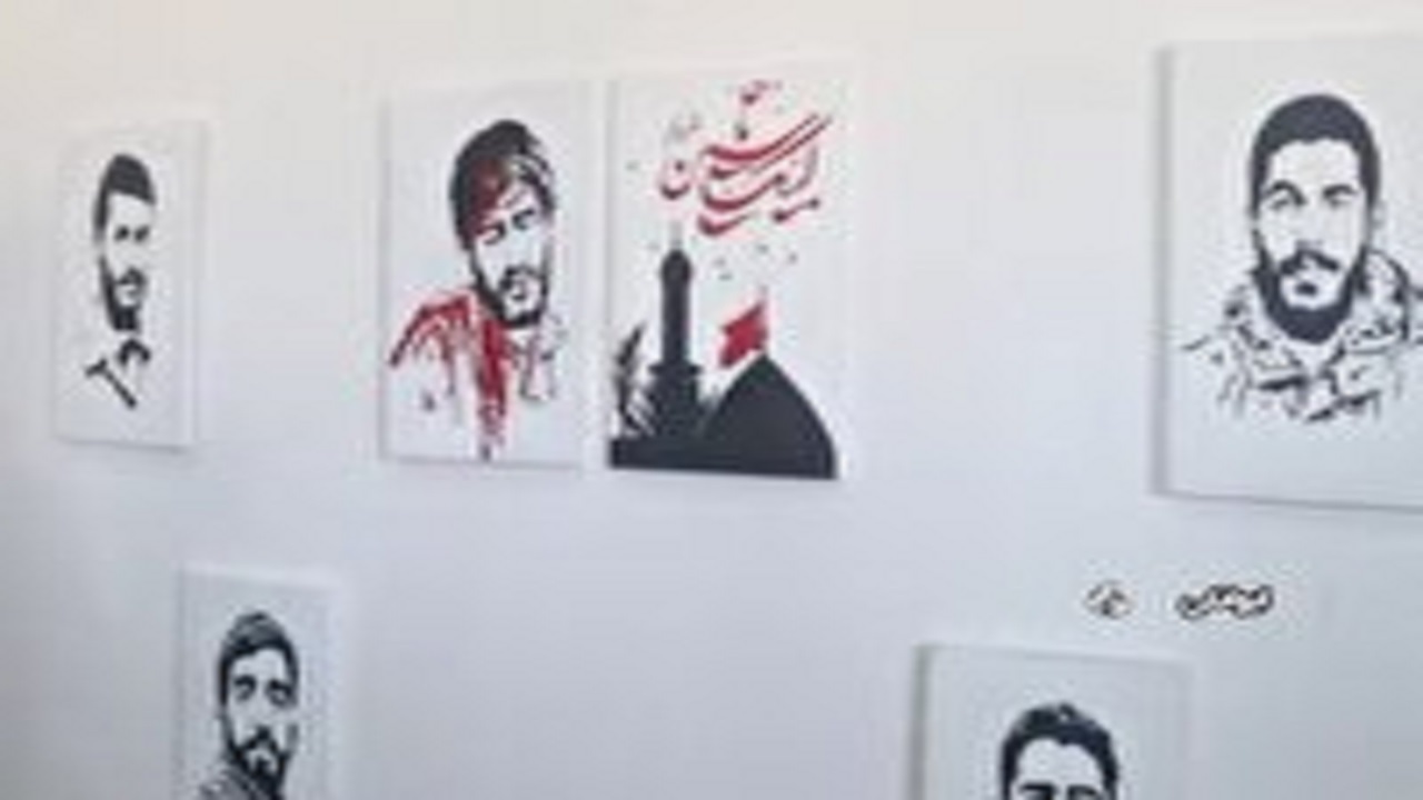 نمایشگاه هنرجویان گرافیک در ایوانکی