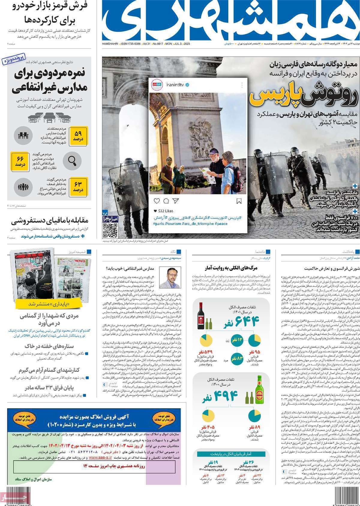 روزنامه همشهری