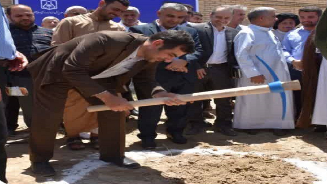 کلنگ زنی مجتمع آموزشی شادگان