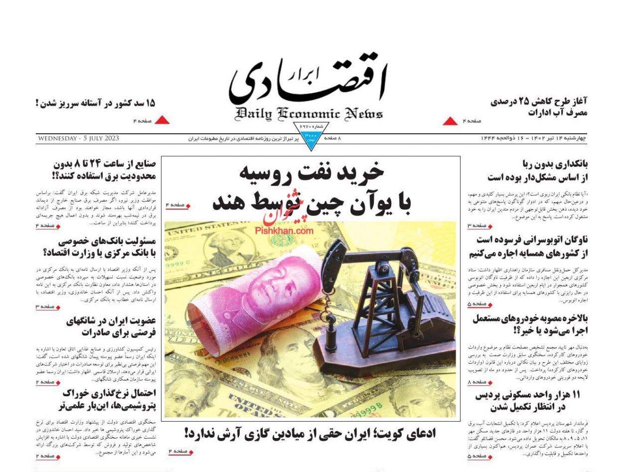 روزنامه ابرار اقتصادی