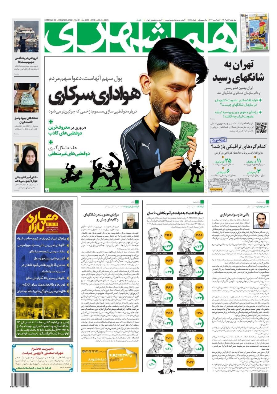 روزنامه همشهری