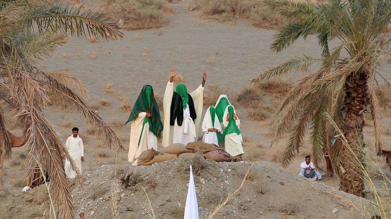 بازسازی غدیر خم در ده زیار کرمان