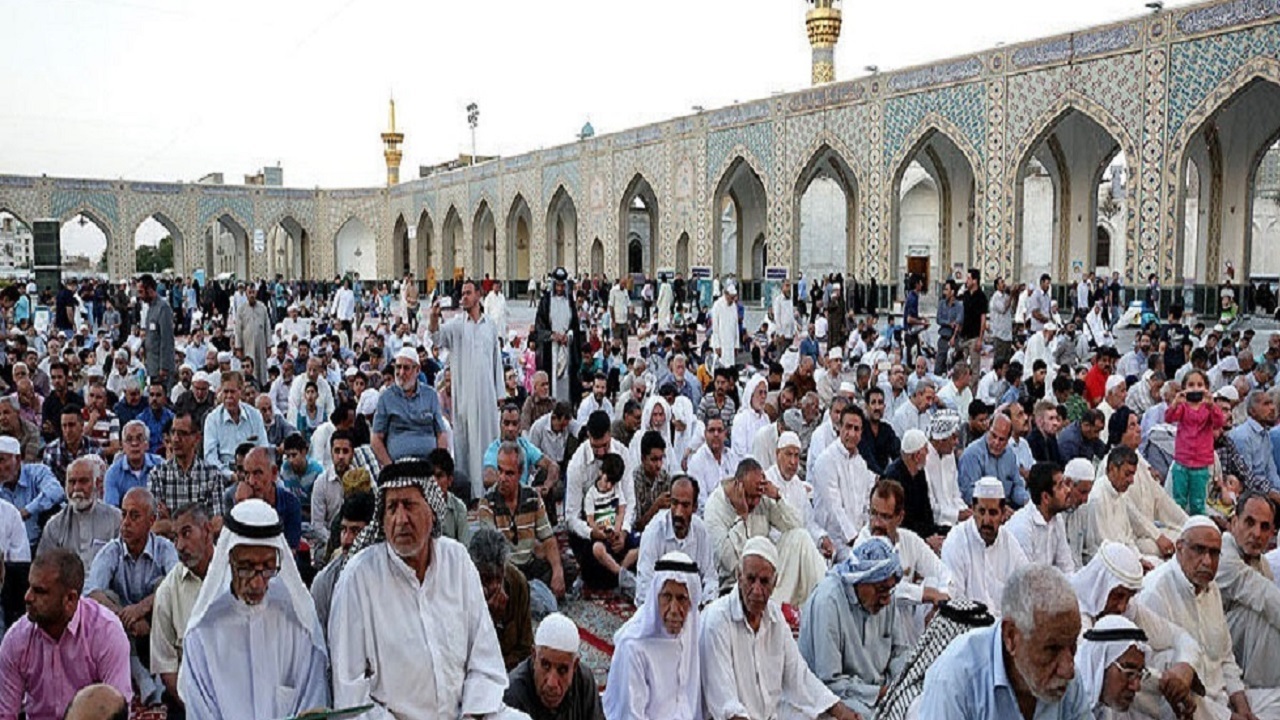 برپایی جشن غدیر ویژه زائران اردو و عرب زبان در حرم رضوی