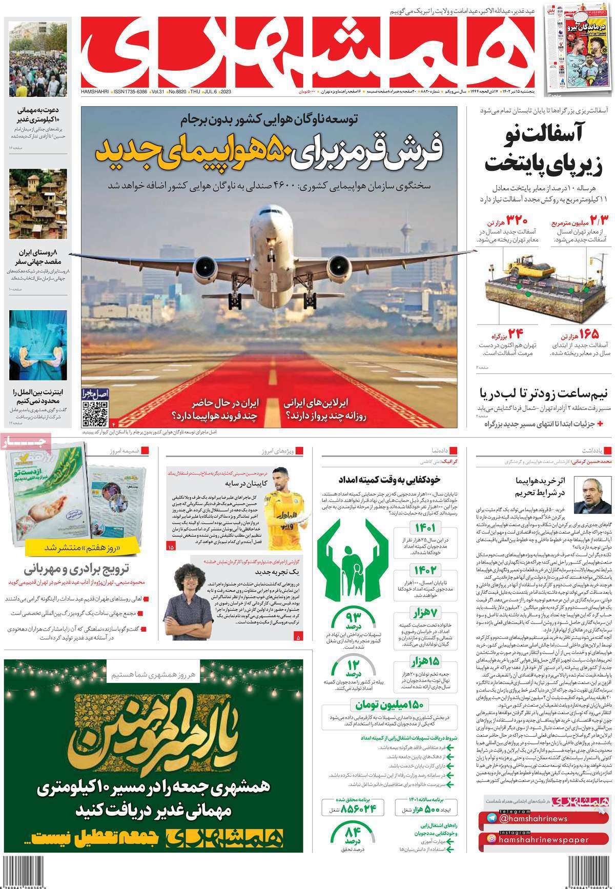 روزنامه همشهری