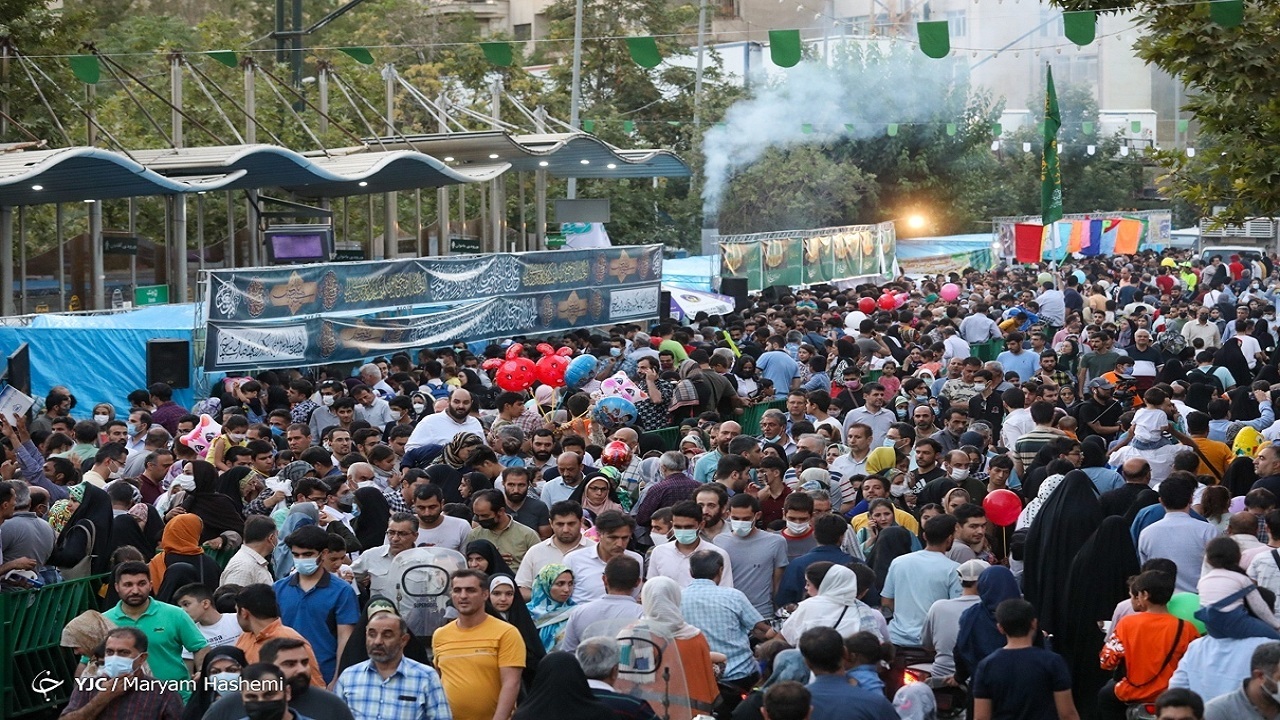 مهمونی ۱۰ کیلومتری غدیر؛ جشنی به وسعت ایران + عکس و فیلم