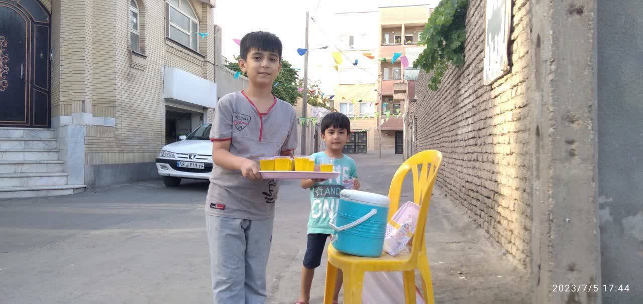 ایستگاه صلواتی به مناسبت عید غدیر