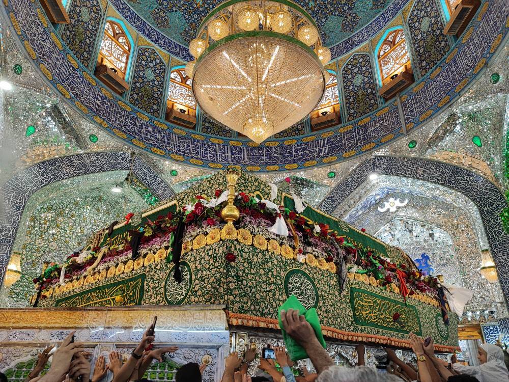 ضریح حرم حضرت علی