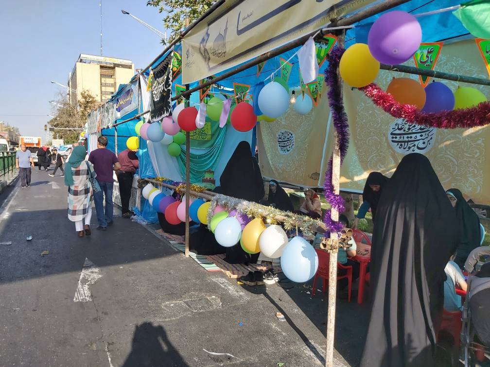 غرفه های شاد در روز عید غدیر