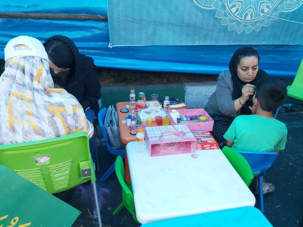 غرفه بازی کودکان در روز عید غدیر