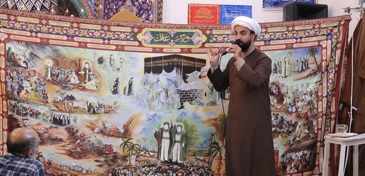 رونمایی از اثر هنری وزیر عقل به مناسبت عید غدیر