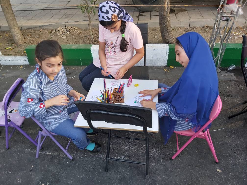 غرفه بازی کودکان در جشن عید غدیر
