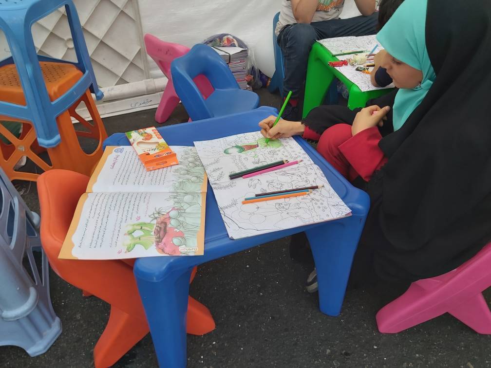 غرفه کودکان در مهمونی 10 کیلومتری