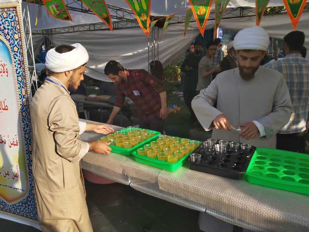 برپایی ایستگاه صلواتی در تهران