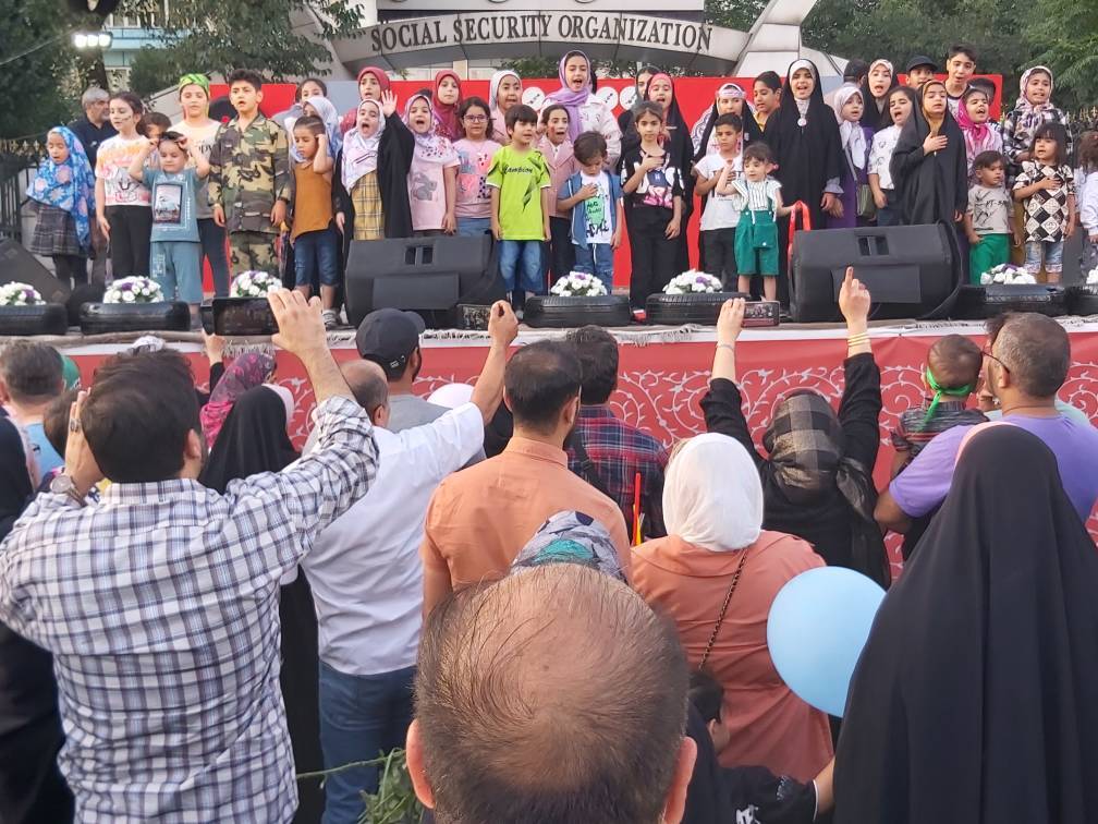 جشن کودکان در مراسم عید غدیر