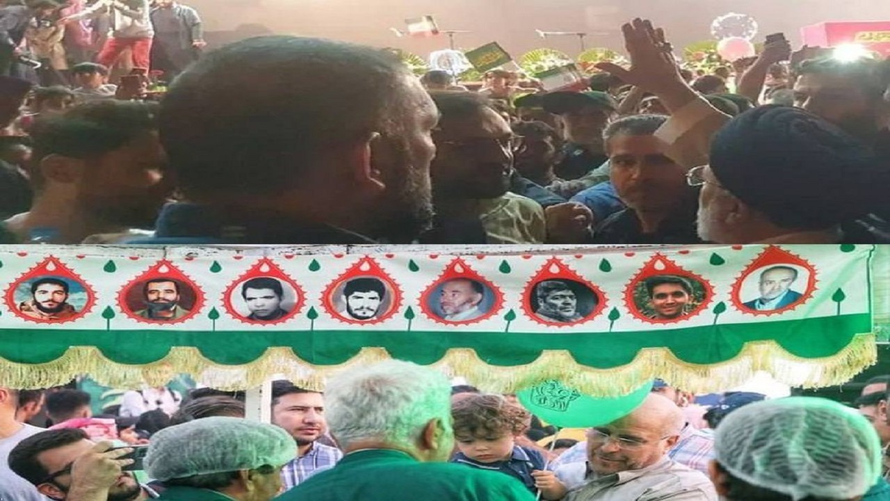 حضور رئیسی و قالیباف در مهمانی غدیر