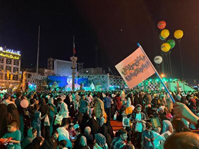 مهمونی ۱۰ کیلومتری غدیر؛ جشنی به وسعت ایران + عکس و فیلم