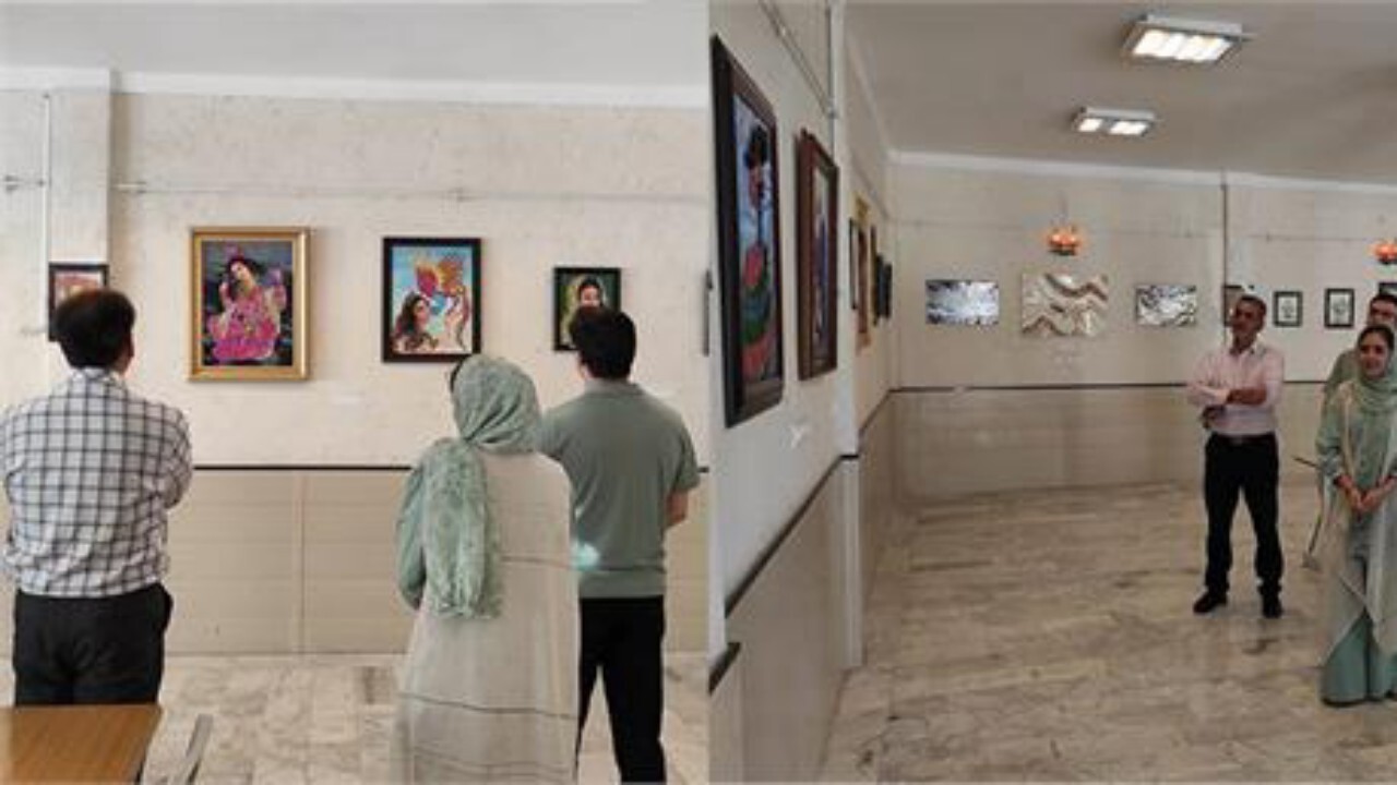 نمایشگاه مشترک هنرمندان ایرانی و افغانستانی + فیلم