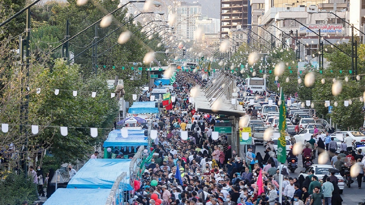 گوشه‌هایی از مهمانی ۱۰ کیلومتری غدیر تهران از لنز دوربین شهروند خبرنگار