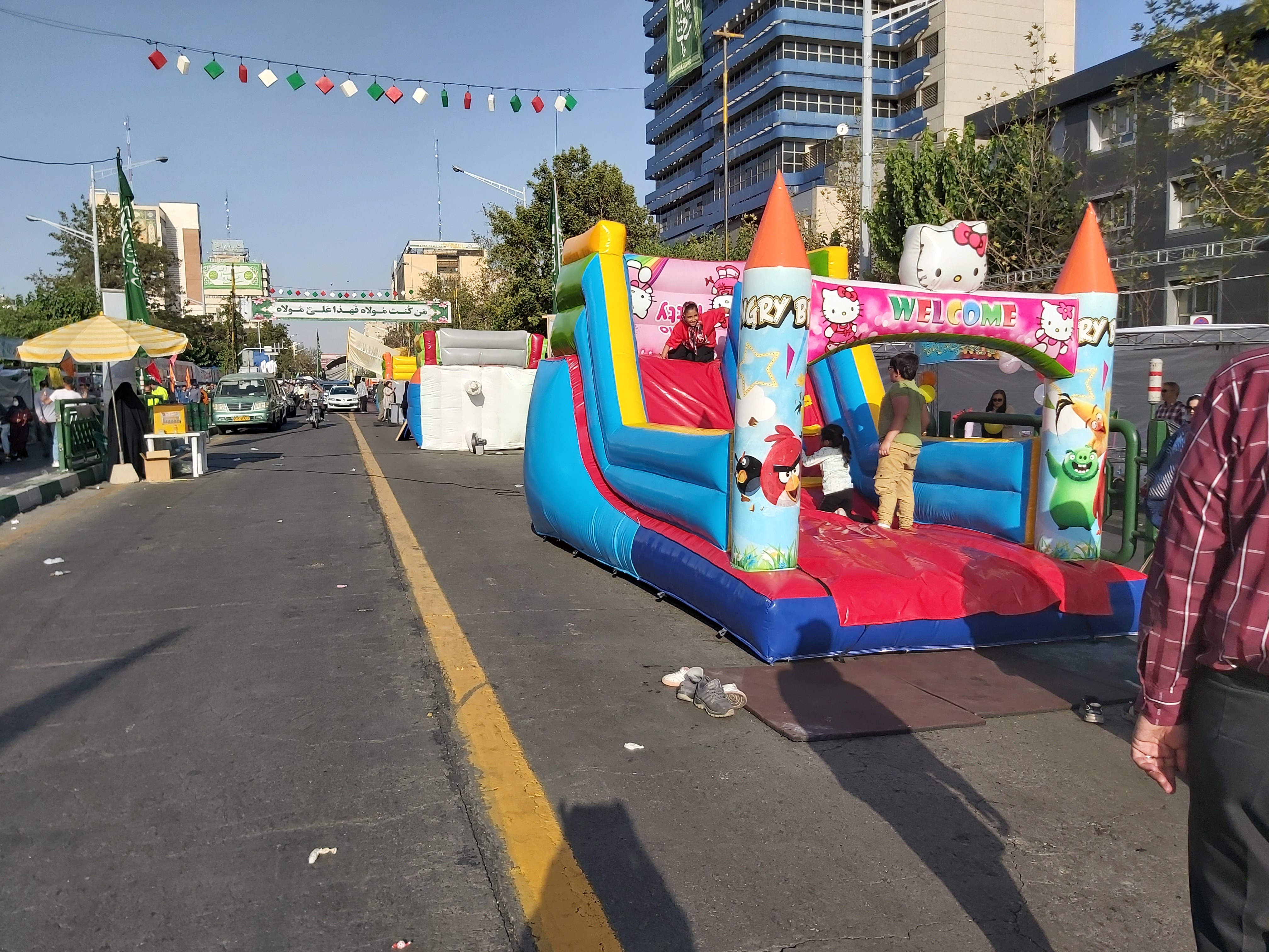 شهربازی کودکان در جشن خیابانی غدیر