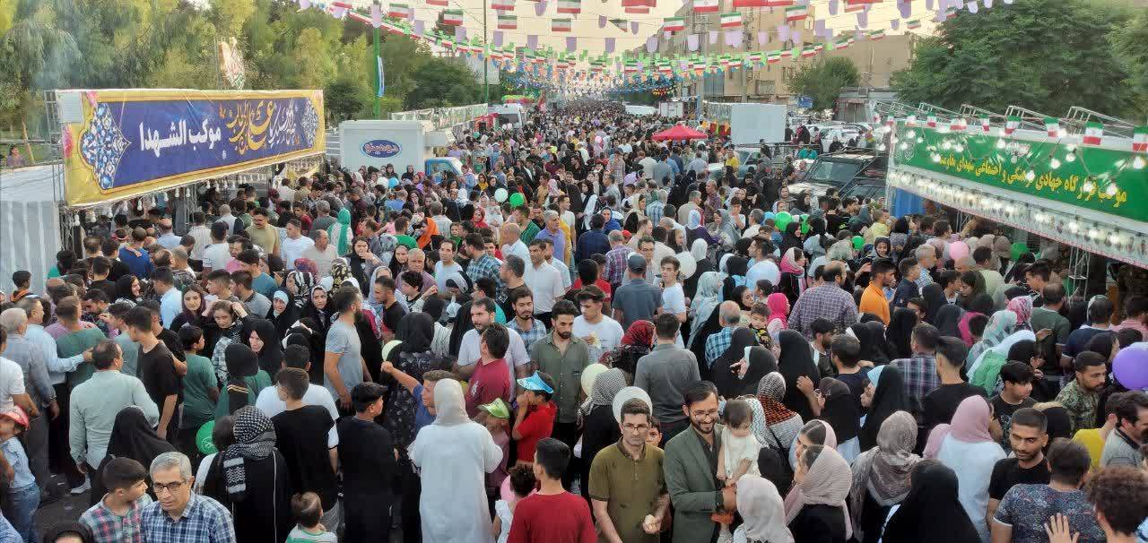 برپایی مهمانی یک کیلومتری عیدغدیر در قرچک