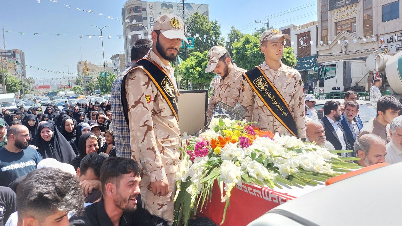تشییع پیکر جانباز شهید محمود رحمتی