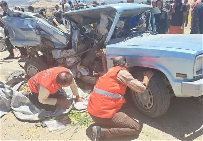 تصادف تریلی با ۲۵ خودرو در محور یاسوج ـ شیراز&zwnj;