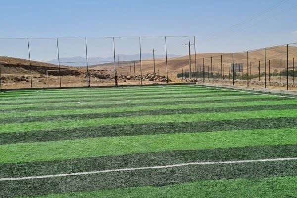 افزایش نشاط اجتماعی روستاییان  با احداث ۴ زمین چمن مصنوعی