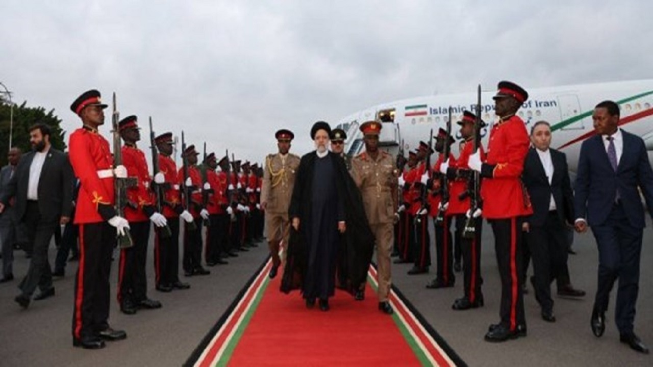 رئیسی وارد کنیا شد