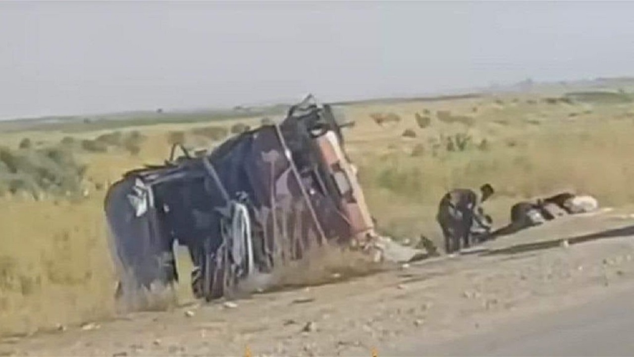 تصادف اتوبوس حامل زائران ایرانی در سامرا