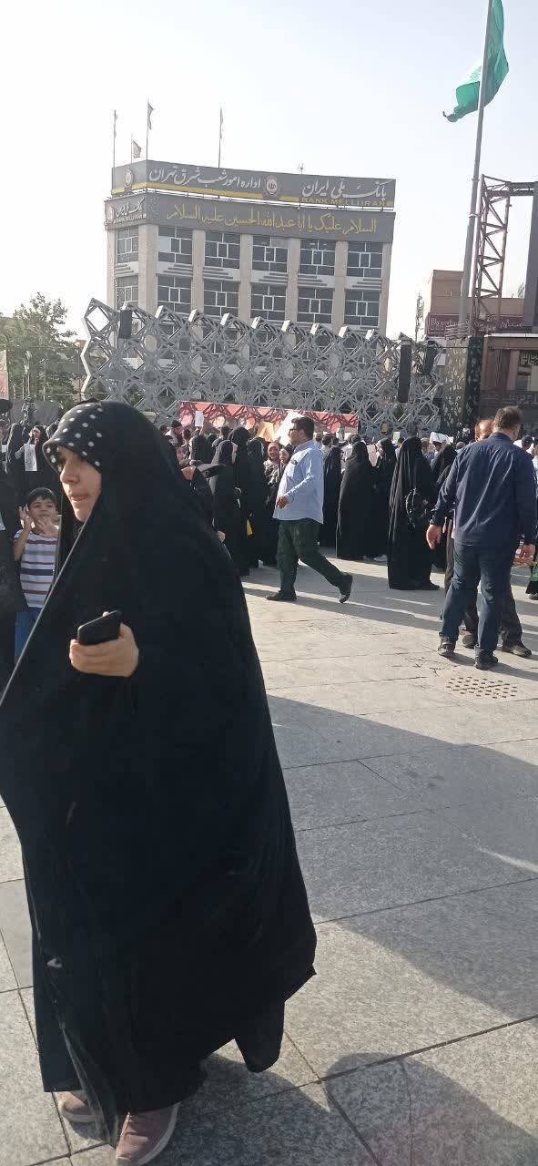 اجتماع عفاف و حجاب در میدان امام حسین (ع)