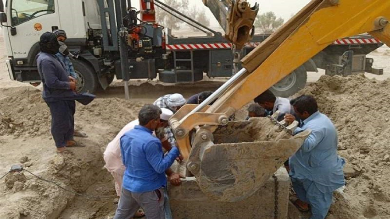 وضعیت آب روستای کریم کشته شهرستان هیرمند پایدار شد