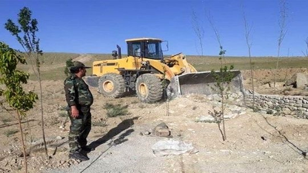 قلع و قمع ۶۸۳ بنای غیرمجاز در اراضی کشاورزی استان قزوین