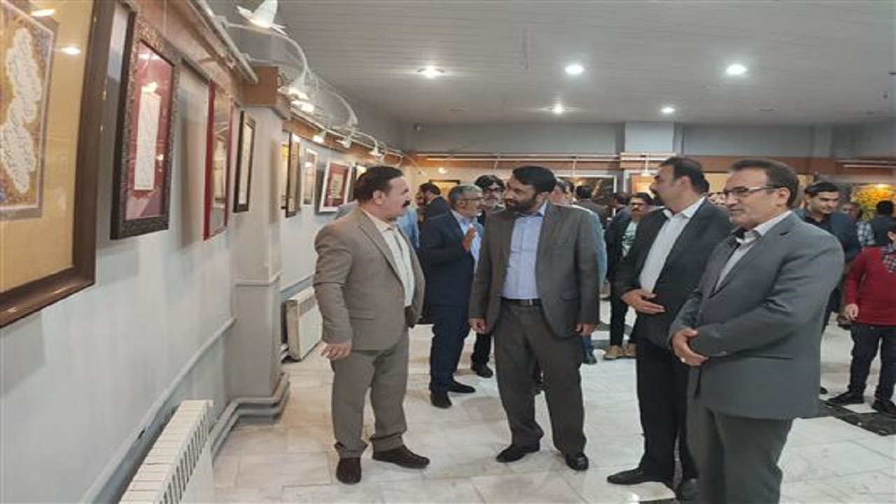 گشایش نمایشگاه خوشنویسی در بروجن