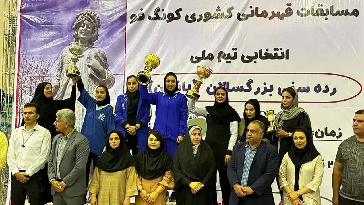 بانوان کونگ فو کار کرمانی بر سکوی سوم مسابقات کشوری