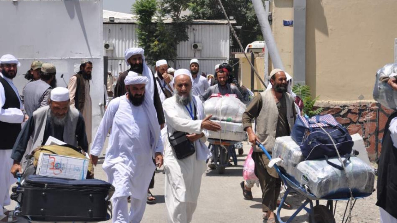بازگشت ۴ هزار و ۵۰۰ حاجی افغانستانی به افغانستان