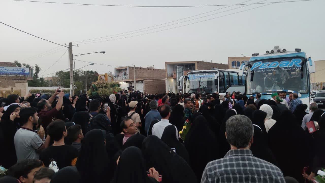 بازگشت کاروان پیاده زائران امام رضا (ع) به بافق