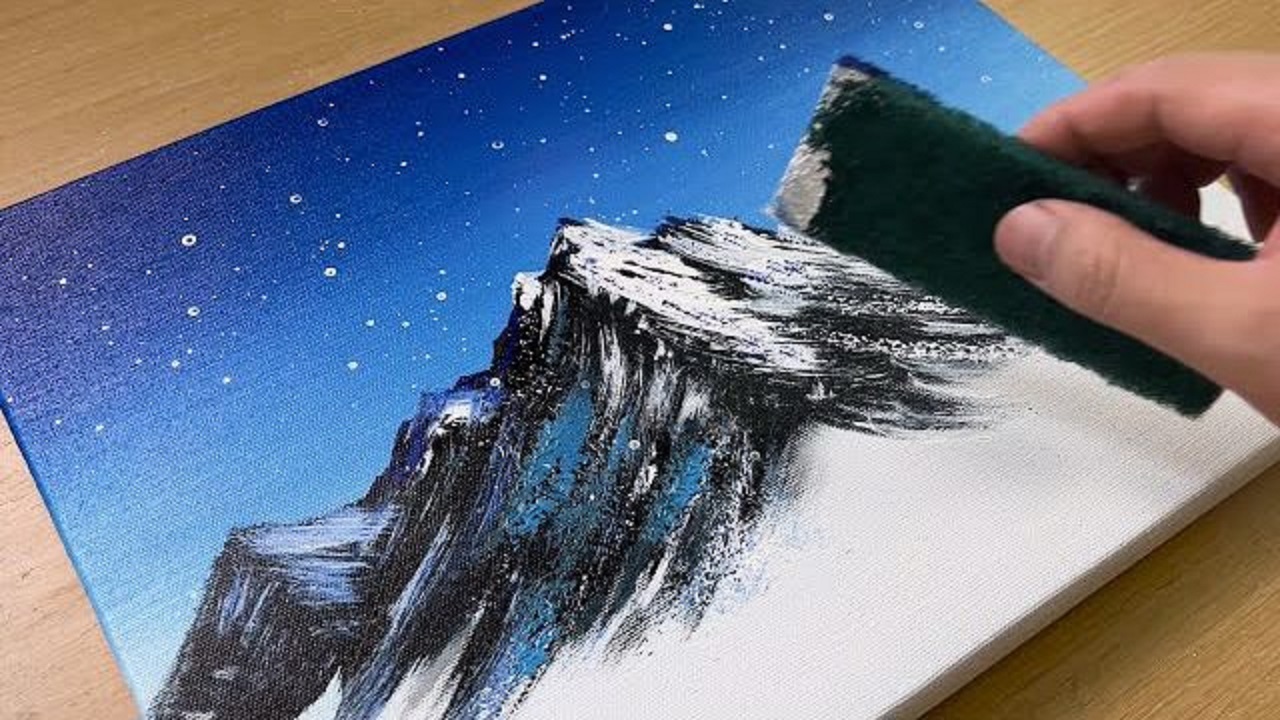 وقتی کوه بوم نقاشی می‌شود