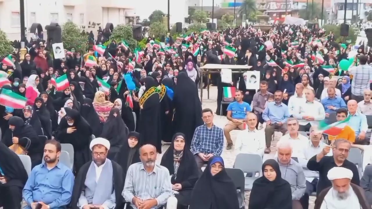 اجتماع بزرگ مدافعان حریم خانواده در بابل + فیلم