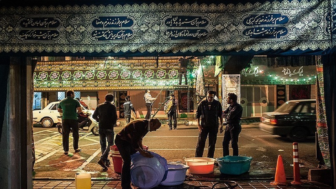 برپایی هیئت بنت الحسین (ع) شهریار در آستانه ماه محرم + تصاویر