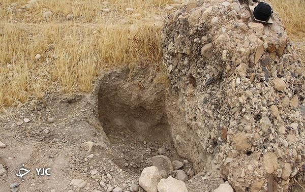 حفاری های غیرمجاز در محوطه تاریخی گِره